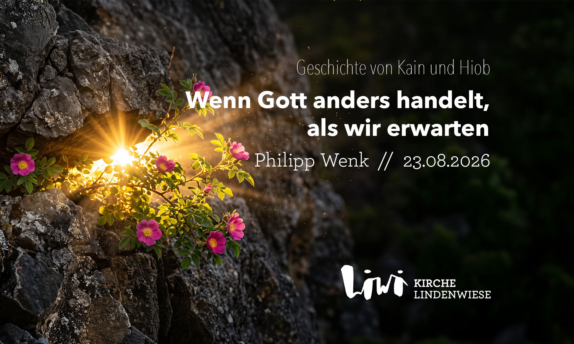 2026-08-23 Philipp Wenk, Wenn Gott anders handelt, als wir erwarten